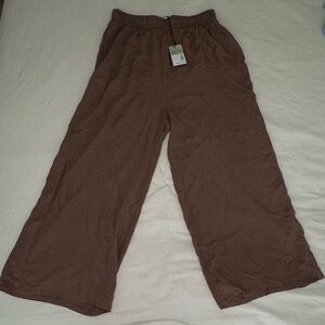 NWT - PRIMARK Pants Brown Elastic Waist Women’s 6